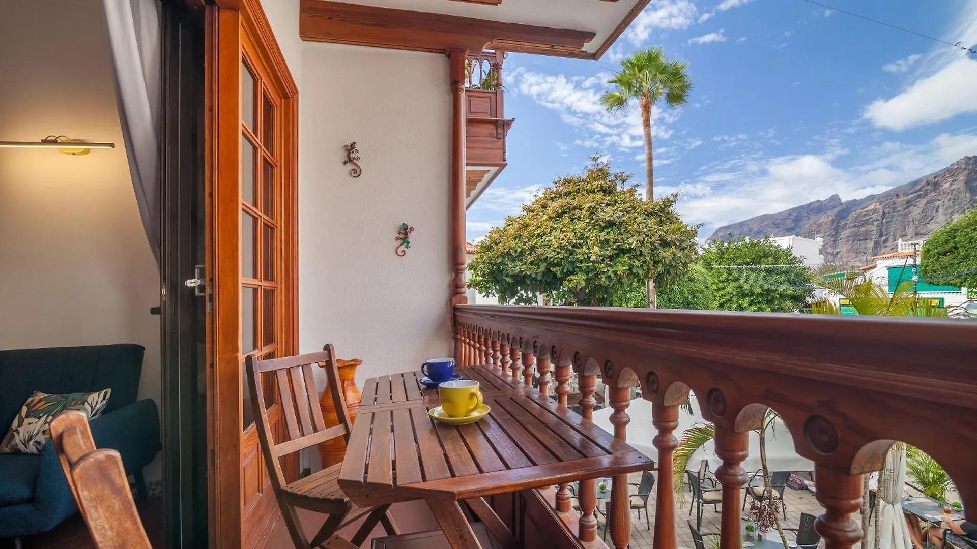 Apartman Paraiso Bamboo - Fibre Net, Heart Of The Los Gigantes, 2 Bedrooms, 2 Bathrooms, Tv Channels Acantilado de los Gigantes Spanyolország